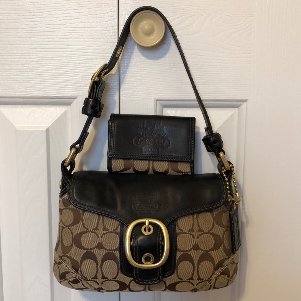 💞Coach Signature Bleeker Bag & Matching Wallet